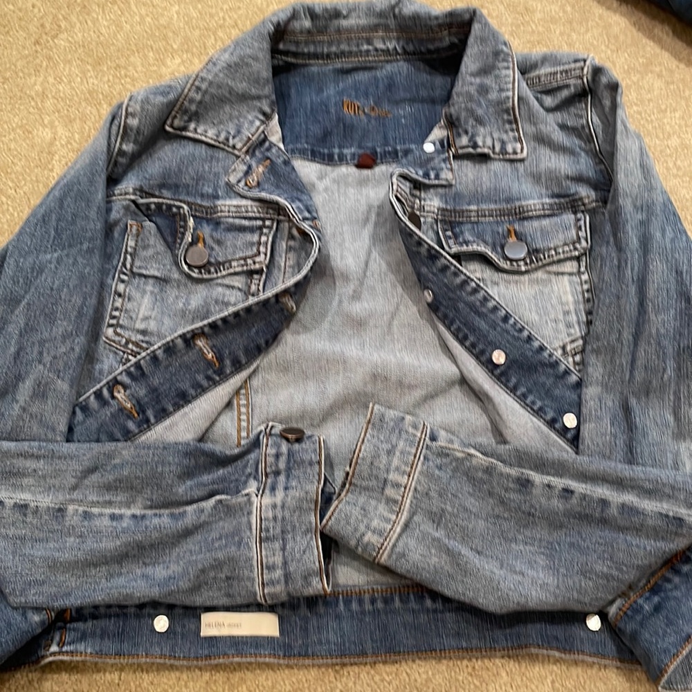 Kut from the Kloth Light Blue Denim Jean Jacket